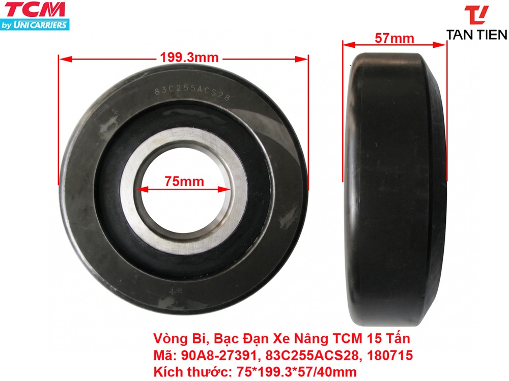 Vòng Bi Xe Nâng TCM 290A8-27391